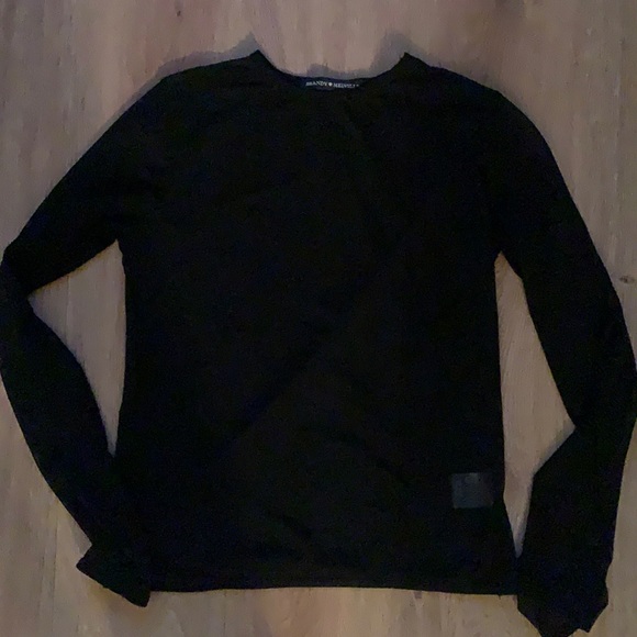 Brandy Melville mesh see through top one size xs -M - Picture 3 of 5
